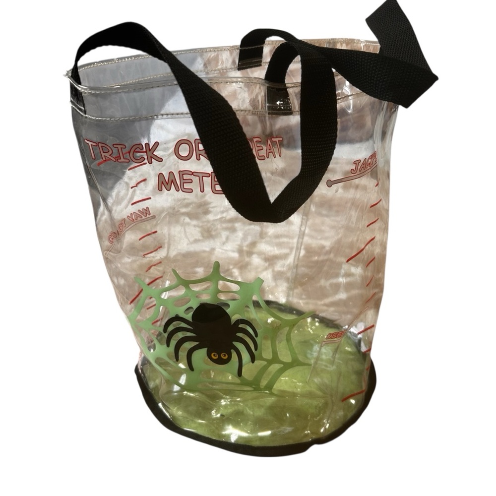 Old navy vintage 2003 trick or treat bag plastic see through Halloween Decor - Picture 2 of 11